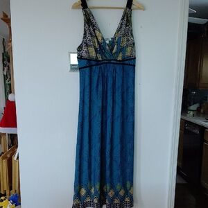 JohnPaulRichard Blue Maxi Dress XL